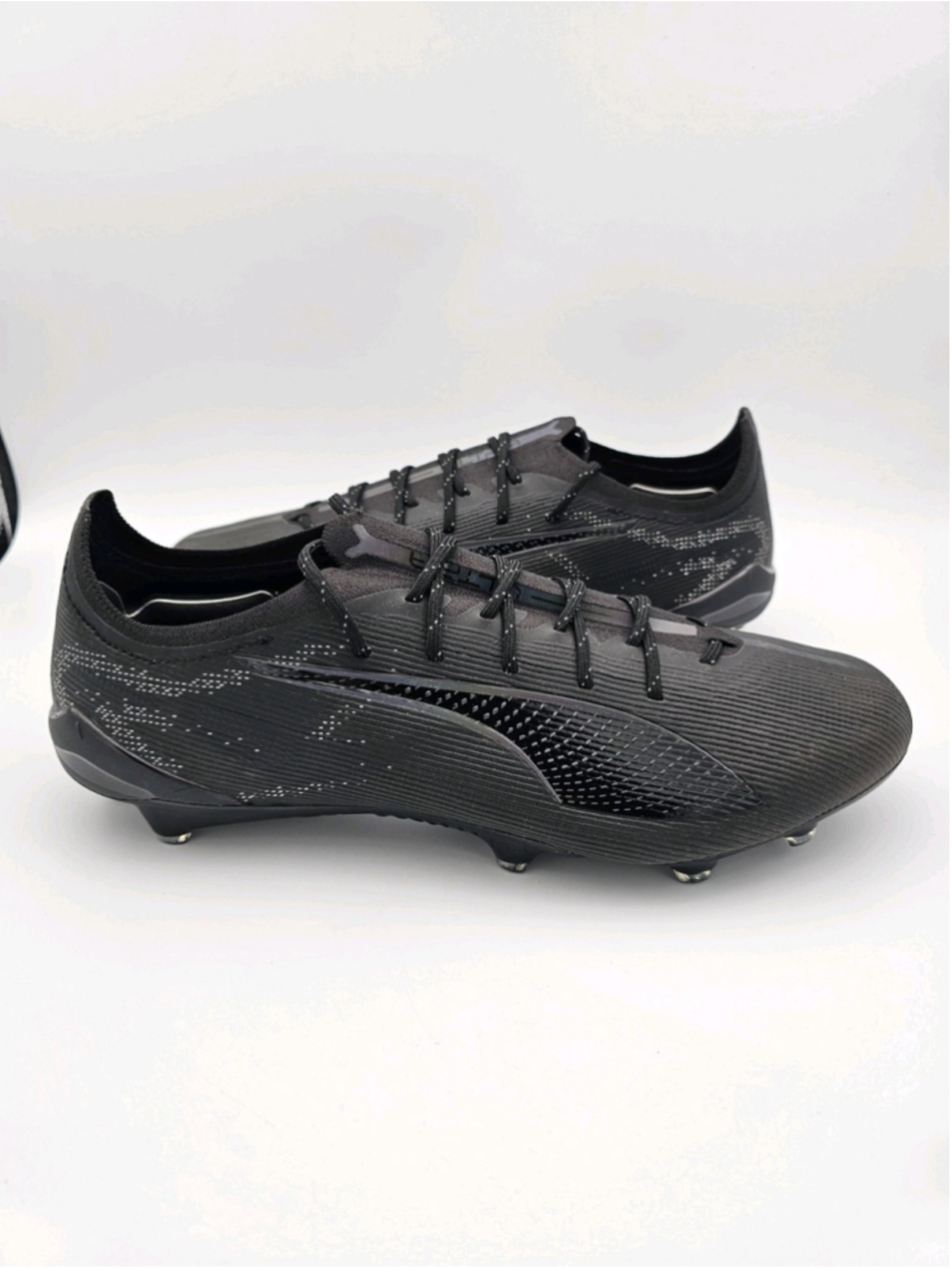 Puma ULTRA 5 ULTIMATE FG Soccer Cleats Men's Size 12 Black/Silver 107683-02 NEW
